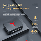 Audifonos Inalambricos M90 Pro Tws Bluetooth 5.3 Color Negro Color De La Luz Agua 4