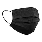 Mascarilla Desechable Vabene Con 50 Unidades, Color Negro 2