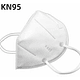 Mascarilla Kn95 Protective Mask Pack 50 Unidades Blancas Color Blanco Diseño De La Tela Tela No Tejida En Poliuretano-poliéster