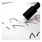 Pizarra Acrílica Blanca Aprendizaje 35x25cm + Plumón 2