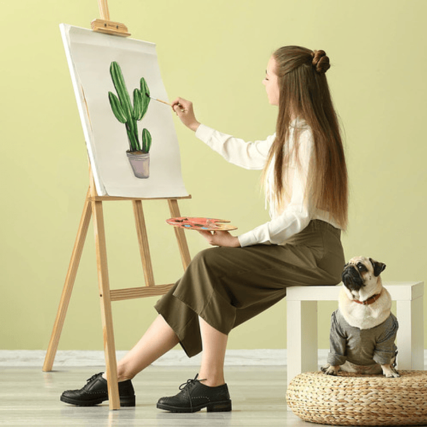 Caballete Ajustable Para Pintura Bodas Y Arte Hasta 122 Cm 2