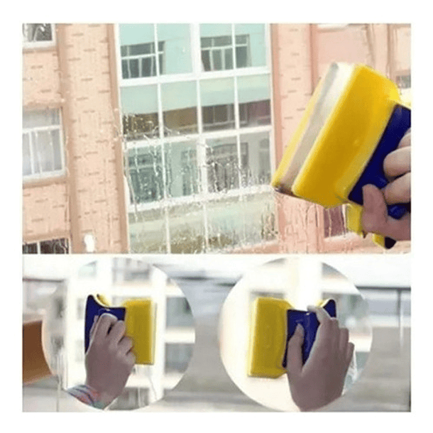 Limpiador De Vidrio Magnético Doble Cara Limpia Ventanas 6