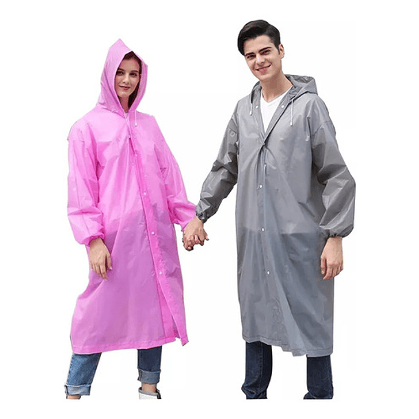 Capa Poncho H Impermeable Lluvia Viento Estandar Adultogorro 1