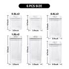 Set De 7 Contenedores Hermeticos De Plastico Cocina Despensa Negro 6