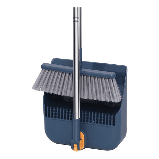Escoba Con Pala Con Limpiador Pelos Pelusas 2