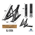 Soporte Universal Plegable Para Computadora Portátil Y Teléfono Celular 1