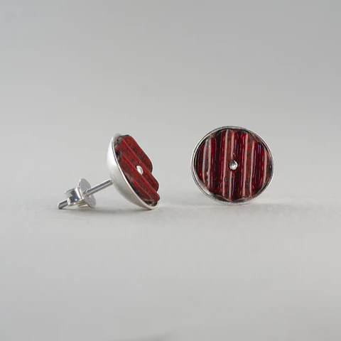 Aros Topitos Rojos