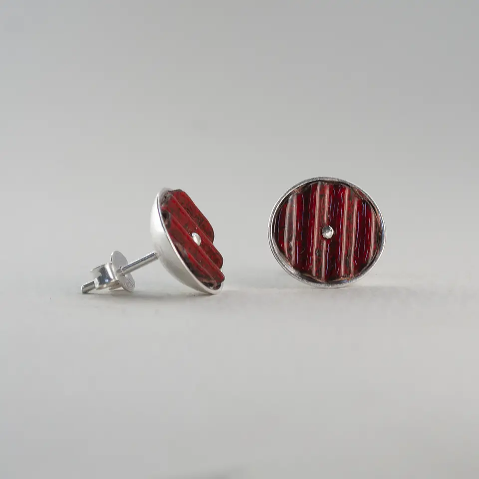 Aros Topitos Rojos 1