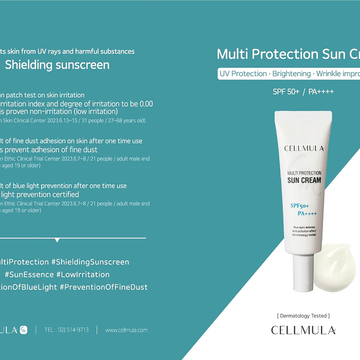 Protector Solar 50ml / Multiproteccion 50+ PA++++ 2