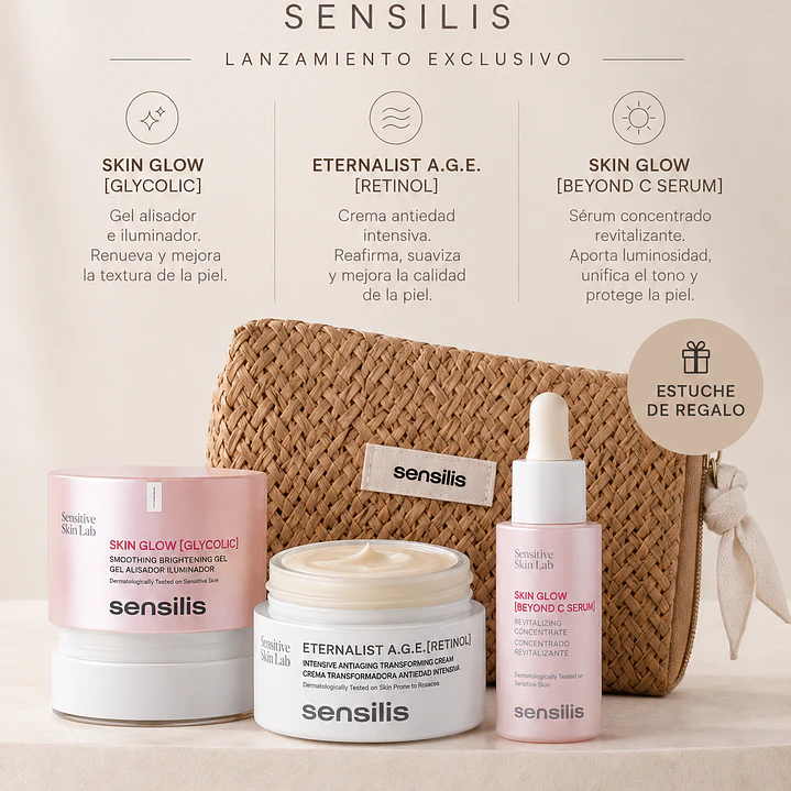 Kit Iluminador Sensilis- Retinol , Ácido Glicólico y Vitamina C 1