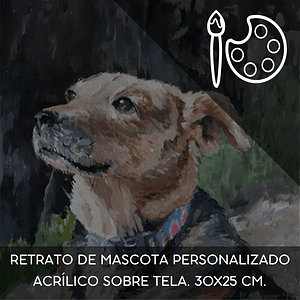 Encargo: Mascota 30x25cm. 