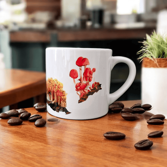 Taza Café Hongos de Chile B 200ml