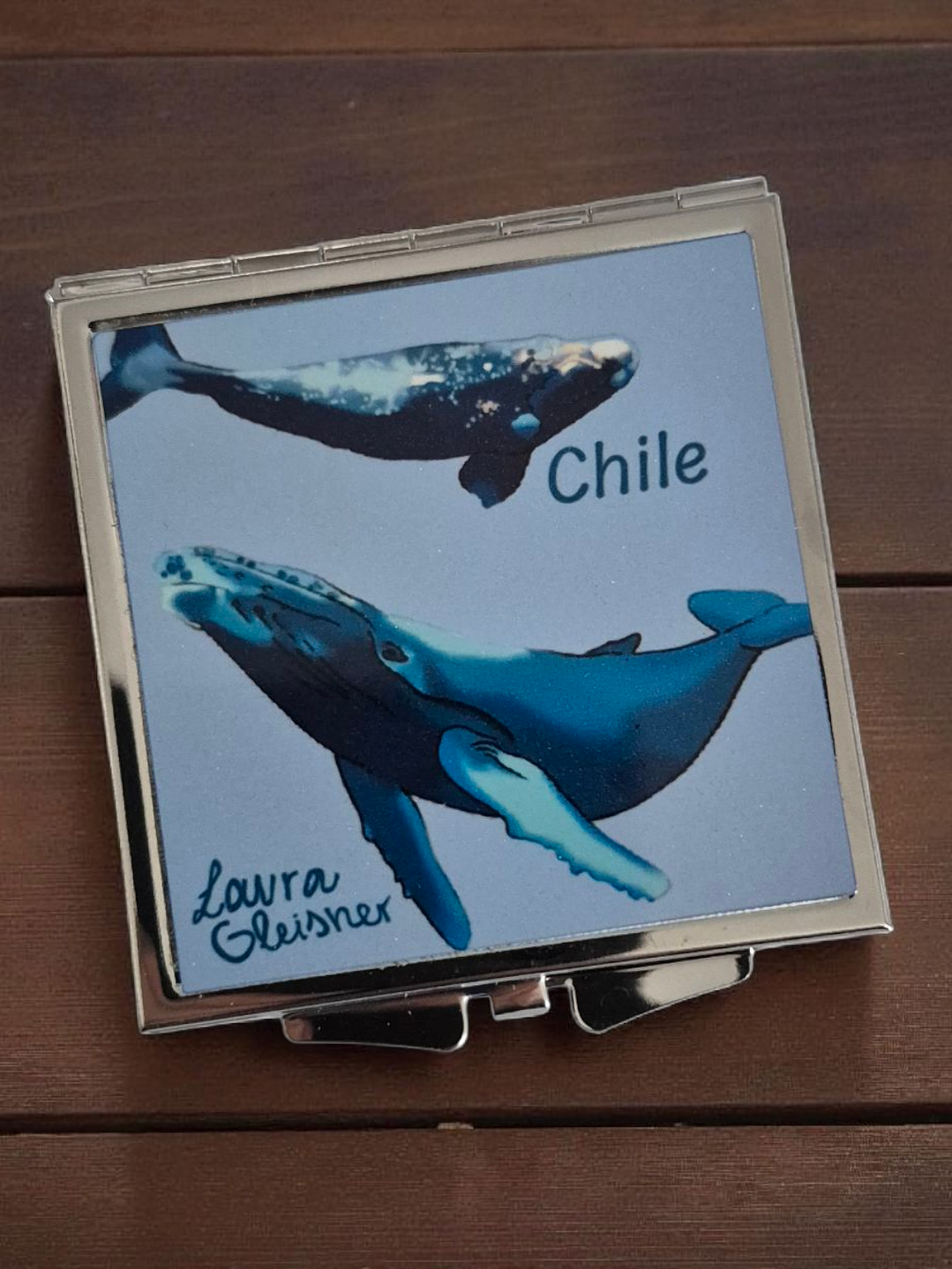 Espejo de Bolsillo Ballenas 1