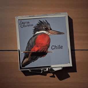 Espejo de Bolsillo Martín Pescador