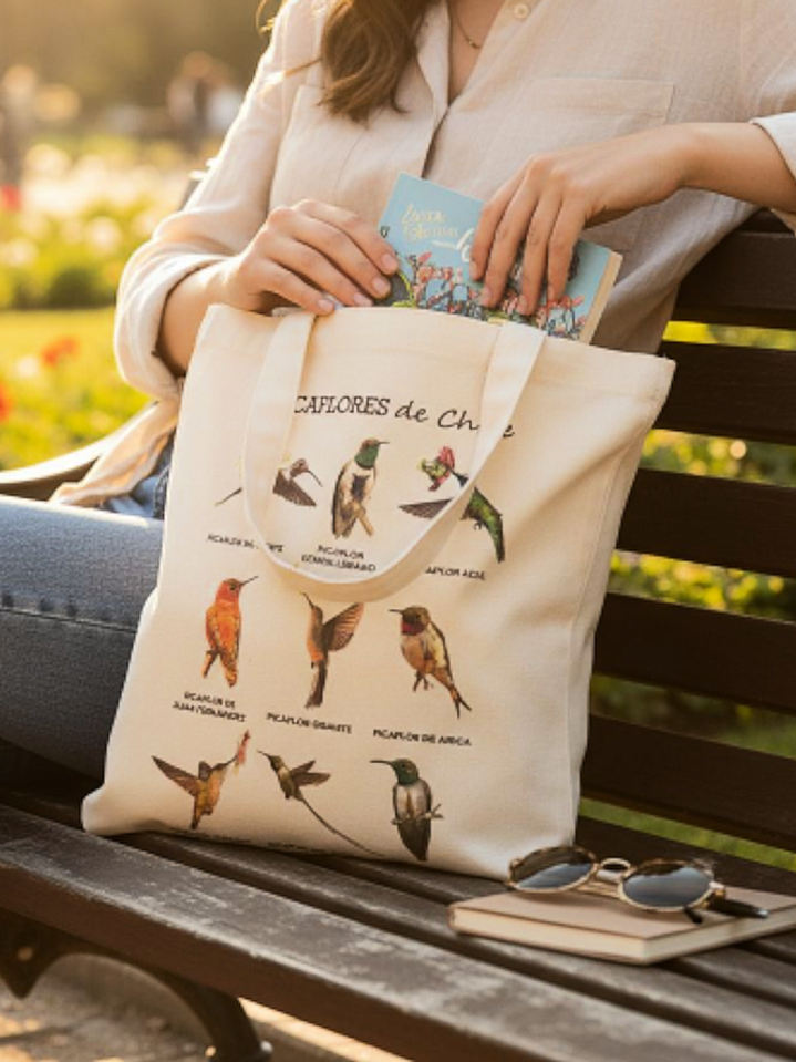 Bolsa Totebag Picaflores de Chile  1