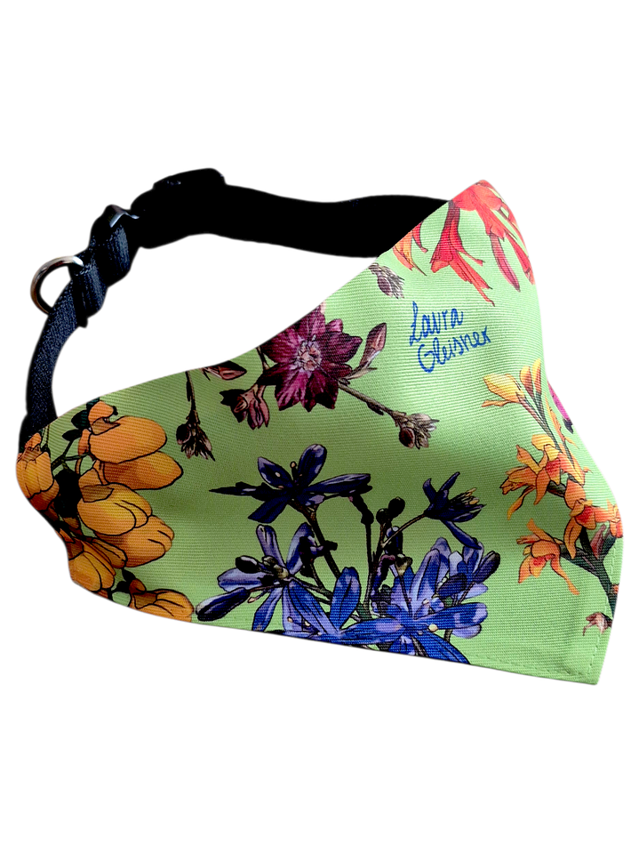 Bandana Perro Flores 1