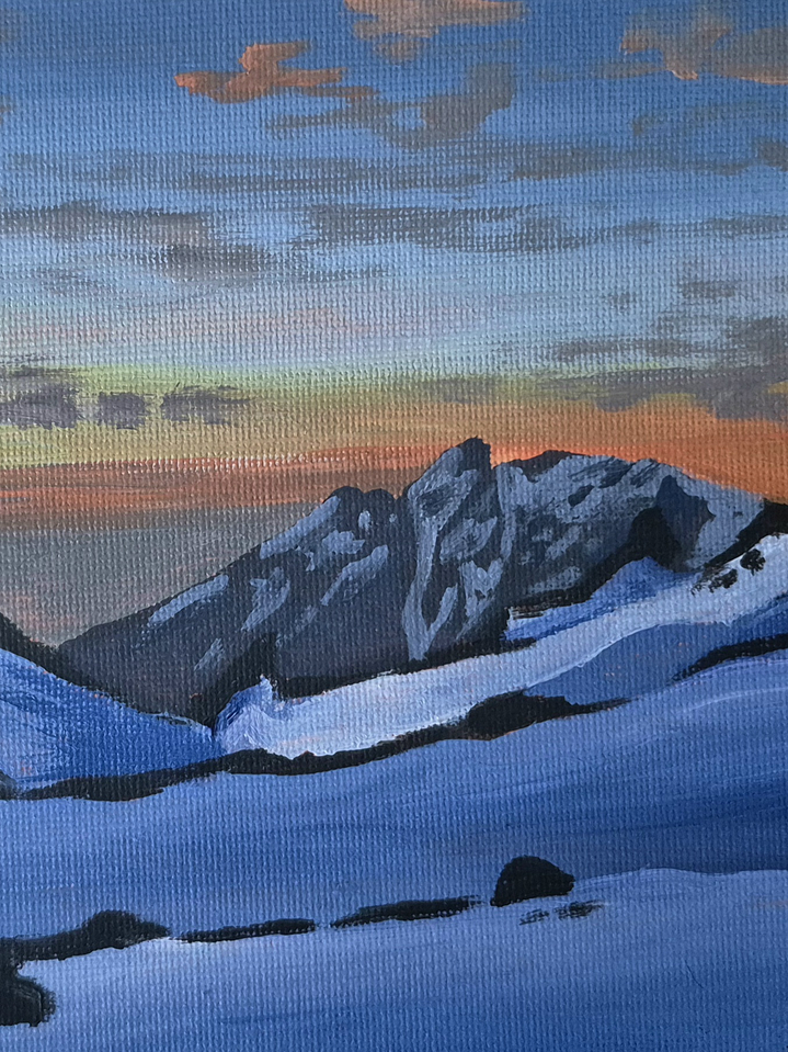 Nieve en el Tres Cuernos 1