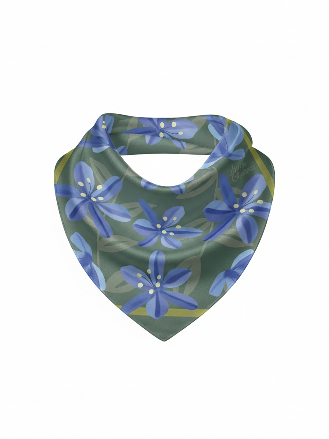 Pañuelo Azulillo 70x70cm. 1