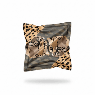 Pañuelo Güiña 70x70cm.