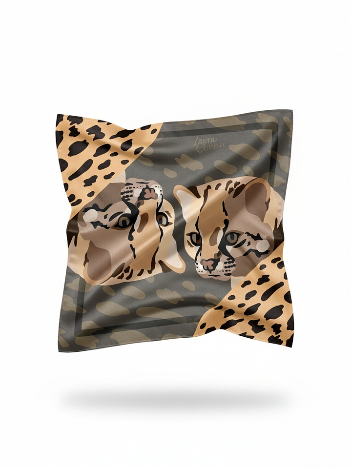 Pañuelo Güiña 70x70cm. 2