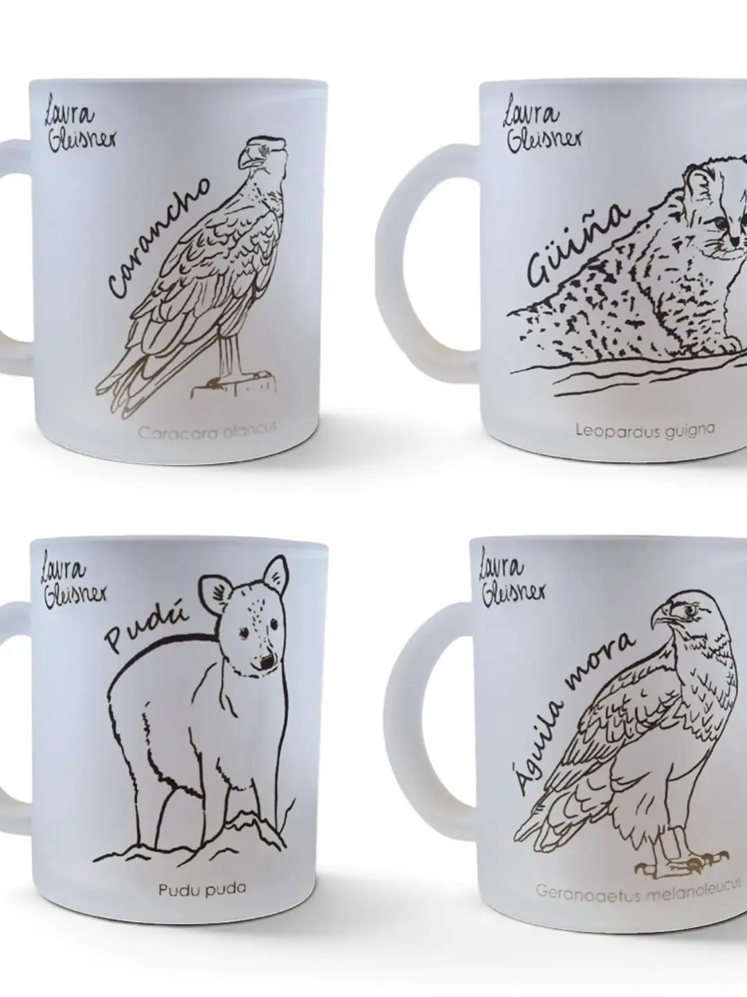 Pack 4 Tazones Vidrio Empavonado 325ml 1