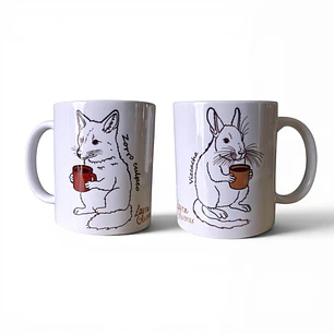 Pack 2 Tazones Fauna cafetera 325ml