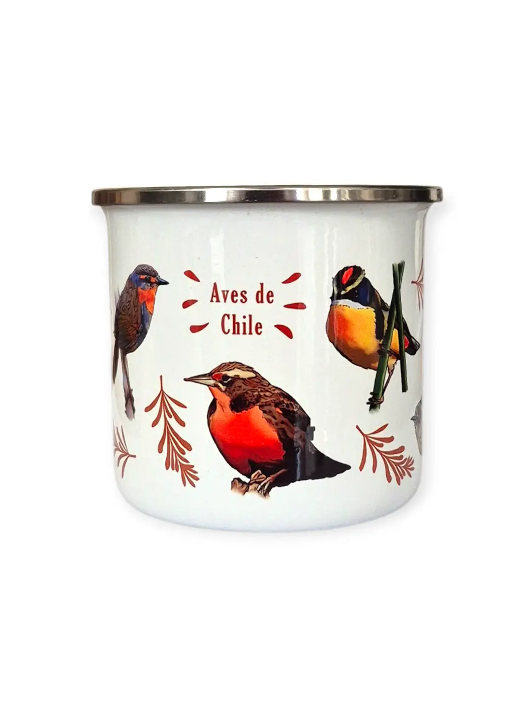 Tazón Enlozado Aves de Chile 350ml 3