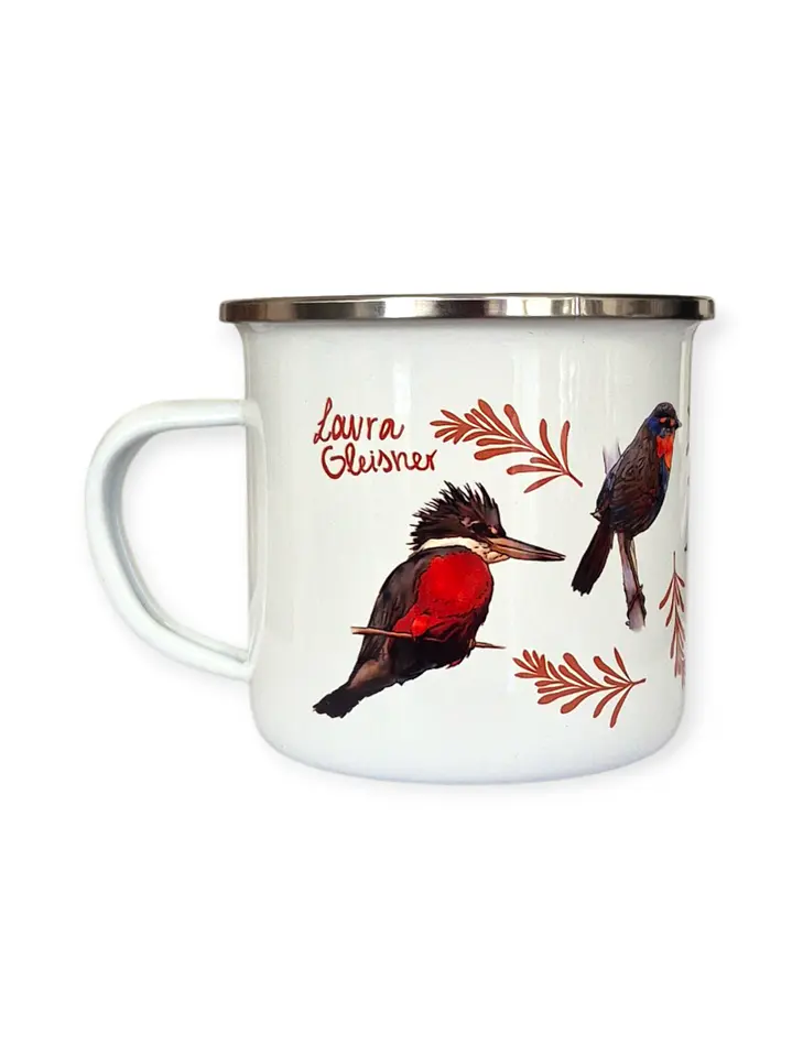 Tazón Enlozado Aves de Chile 350ml 1
