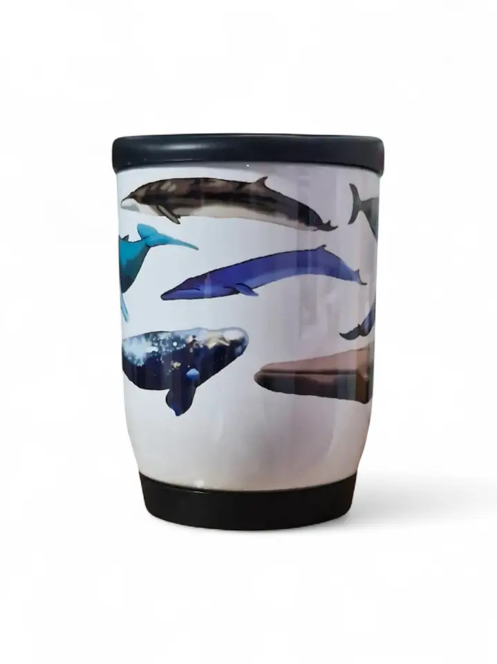Tazón Cerámica Tapa Ballenas de Chile 350ml 3