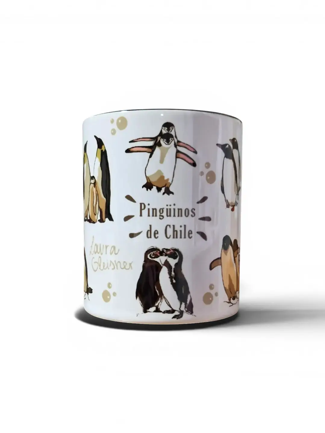 Tazón Cerámica Pingüinos de Chile 325ml 2