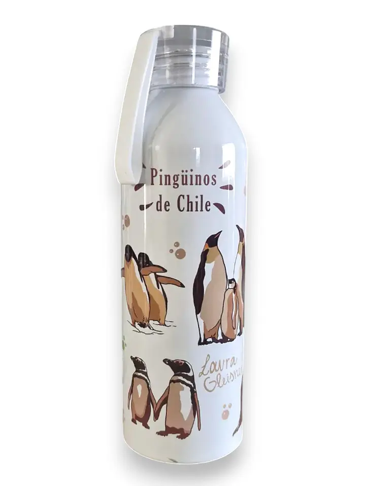 Botella Aluminio Pingüinos de Chile 750ml 1