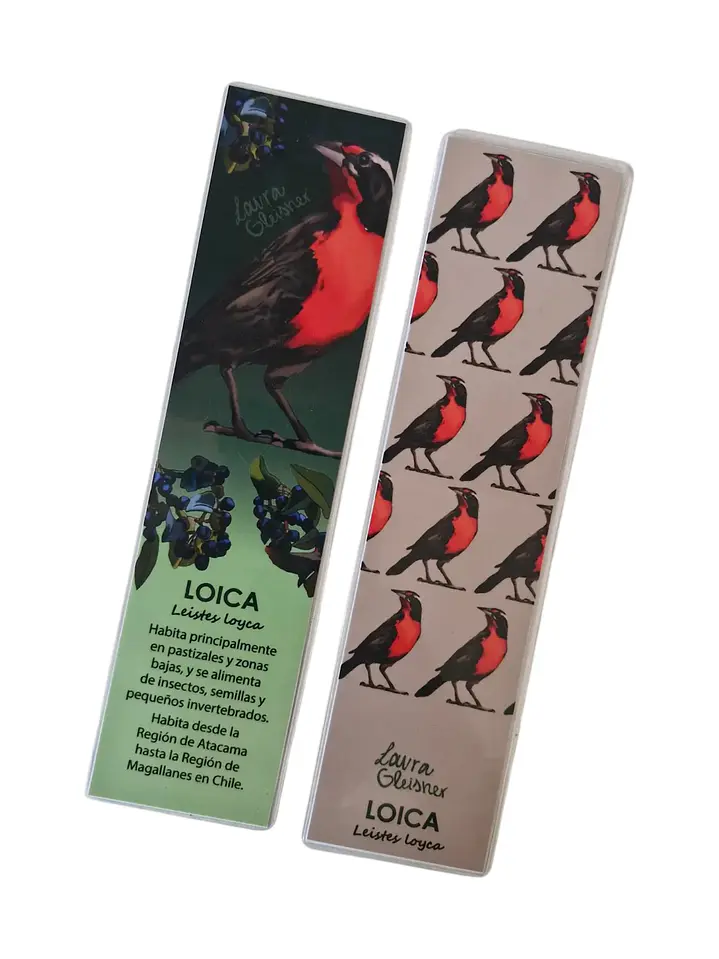 Separador Libro Loica 20x5cm.  1