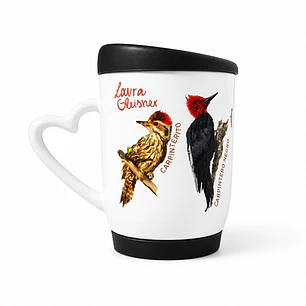 Tazón Cerámica Tapa Carpinteros de Chile 350ml