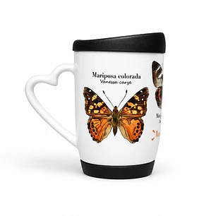 Tazón Cerámica Tapa Mariposas de Chile 350ml