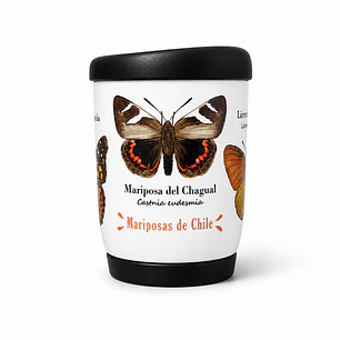 Tazón Cerámica Tapa Mariposas de Chile 350ml