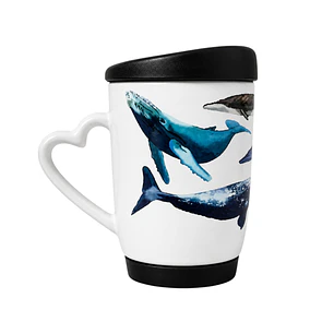 Tazón Cerámica Tapa Ballenas de Chile 350ml