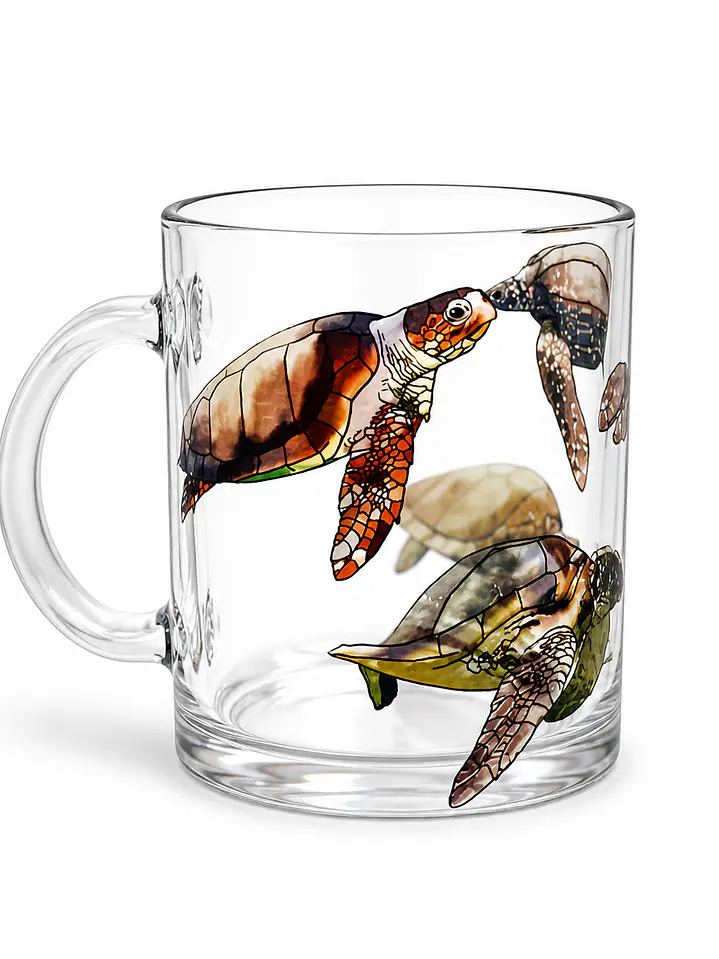 Tazón Vidrio Tortugas de Chile 325ml 1