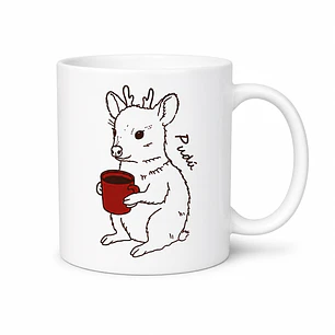 Tazón Cerámica Fauna cafetera Pudú-Zorro 325ml