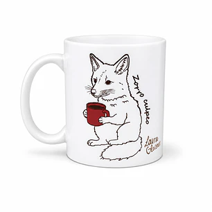 Tazón Cerámica Fauna cafetera Pudú-Zorro 325ml