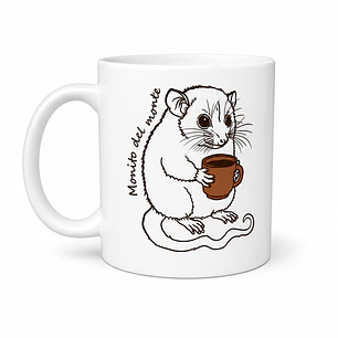 Tazón Cerámica Fauna cafetera Vizcacha-Monito 325ml