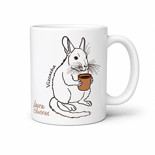 Tazón Cerámica Fauna cafetera Vizcacha-Monito 325ml