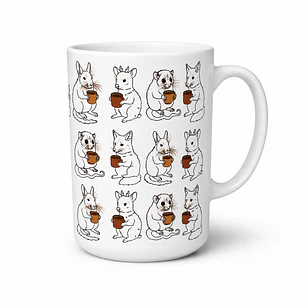 Tazón Cerámica Fauna cafetera 443ml