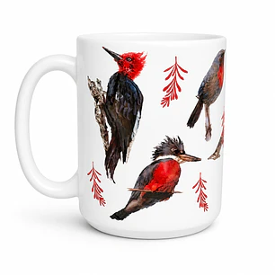 Tazón Cerámica Aves de Chile 443ml