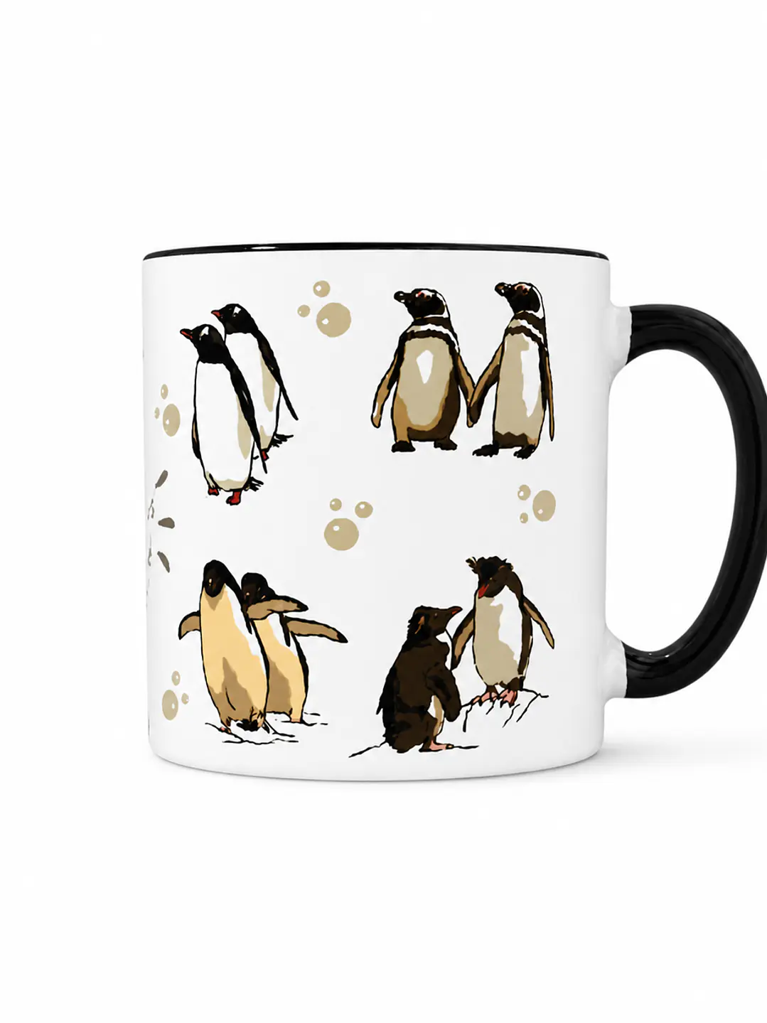 Tazón Cerámica Pingüinos de Chile 325ml 2