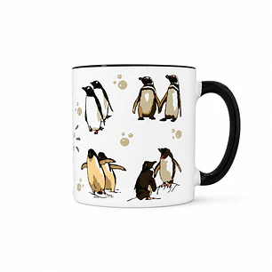 Tazón Cerámica Pingüinos de Chile 325ml