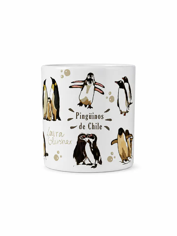 Tazón Cerámica Pingüinos de Chile 325ml 3