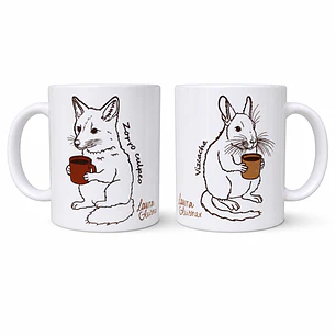 Pack 2 Tazones Fauna cafetera 325ml