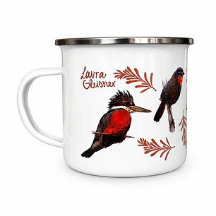 Tazón Enlozado Aves de Chile 350ml