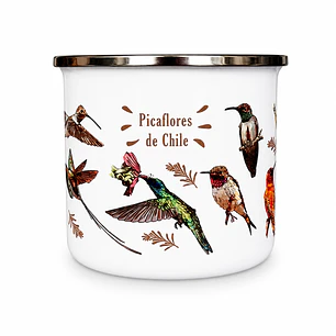 Tazón Enlozado Picaflores de Chile 350ml