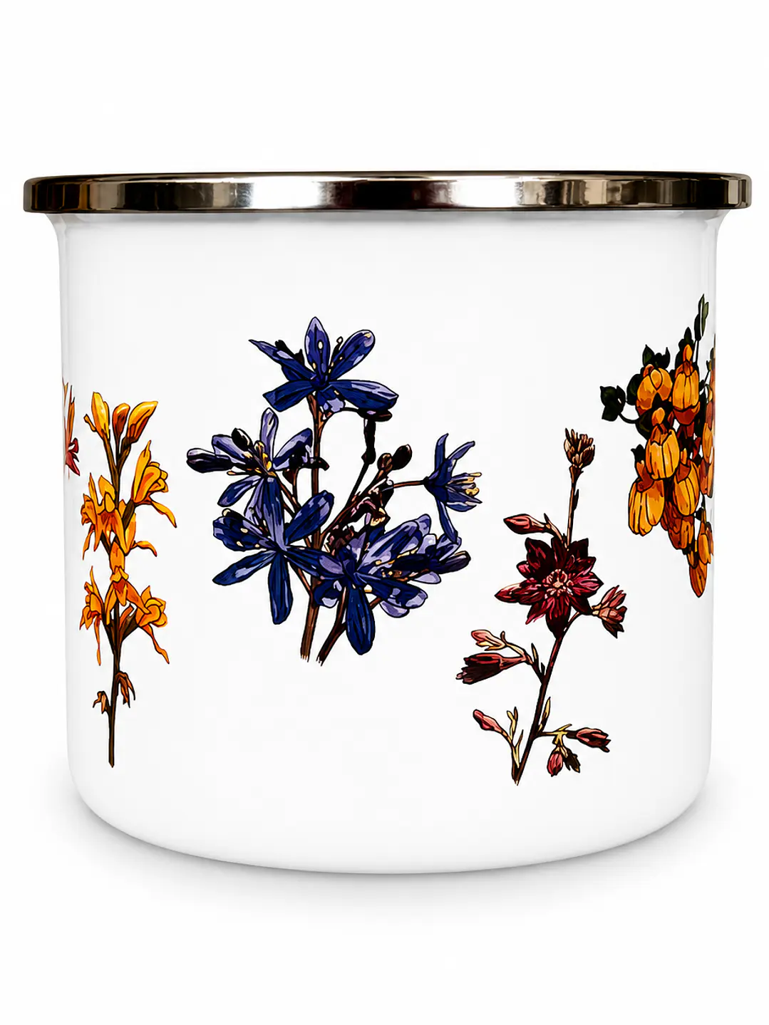 Tazón Enlozado Flores Nativas 350ml 2